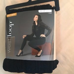 🍀 west loop fleece leggings black